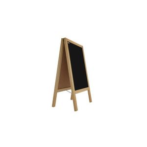Lot De 3 Petits Tableaux Noirs Sur Chevalet En Bois - 23 X 12 Cm - Pour Menu De Restaurant, Message, Décoration De Table - 13