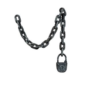 Jouet en plastique bagnard prisonnier chaînes poignets Noir Chaîne Prison poignet