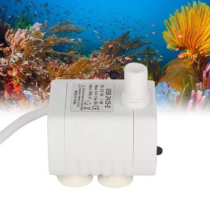AÉRATION DE L'HABITAT Pompe à eau d'aquarium, mini-pompe boîtier en ABS 