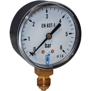 PRENKIN 50 mm Compteur de Pression d'eau Fil d'huile Monter jauge de Pression de compresseur d'air manomètre testeur 0-4bar 0-60psi BSPT 