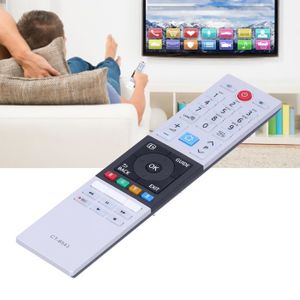Fdit Télécommande, télécommande de Remplacement pour Smart TV Ultra HD,  Convient pour Toshiba CT-8023, télécommande Universelle pour la Famille