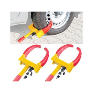 SAHZ Sabot de Roue antivol pour Voiture Camion Bateau remorque