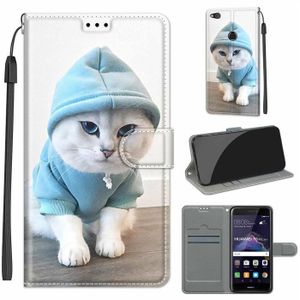 Etui Portefeuille Aimanté Transparent Pour Huawei P8 Lite 2017 (modèles PRA-LX1, PRA-AL00) - Neuf