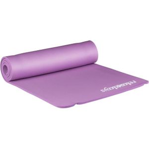 TAPIS DE SOL FITNESS Tapis de Yoga - TRAHOO - Violet - 1cm épaisseur - 