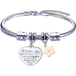 BRACELET - GOURMETTE Cadeau Saint Valentin Femme Saint Valentin Bracele