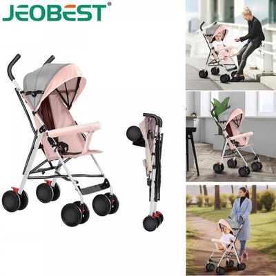 Poussette Ultra Compacte Urban Kanga Wallaby 5kg - Pliage Automatique, Naissance à 15kg, Oxford Gris