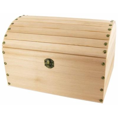 ANCIENNE MALLE, COFFRE en bois 65 x 40 cm par 51 cm de haut EUR 40,00