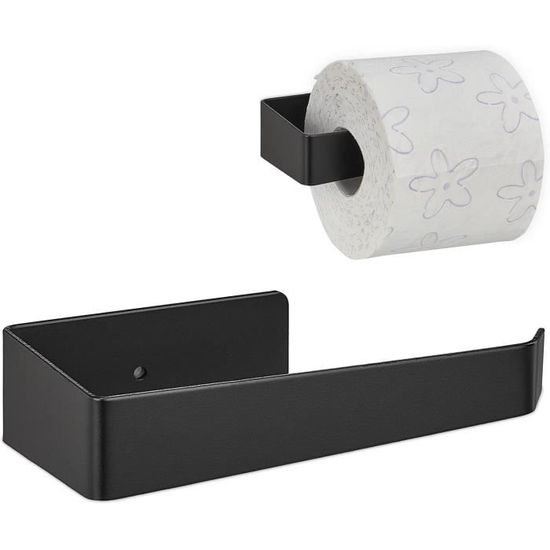 Porte-papier Toilette Auto-adhésif, En Acier Inoxydable épais De