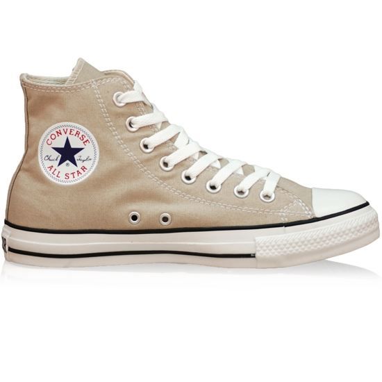Converse - All Star Hi Taupe - Cdiscount Chaussures
