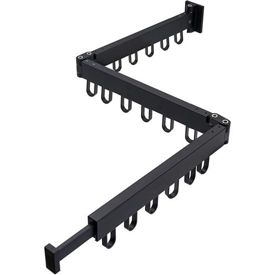 Séchoir à Linge Pliable 3 Pieds - En Aluminium - Extensible - Portable - Pour Intérieur/extérieur - 119cm