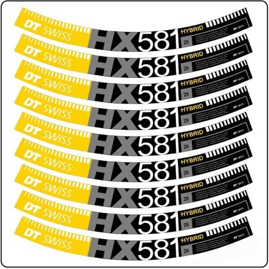Autocollants Pour Jantes Mavic Crossmax SLX MTB 29 – Vinyle Laminé, Résistant Soleil/eau/rayures, Plusieurs Couleurs