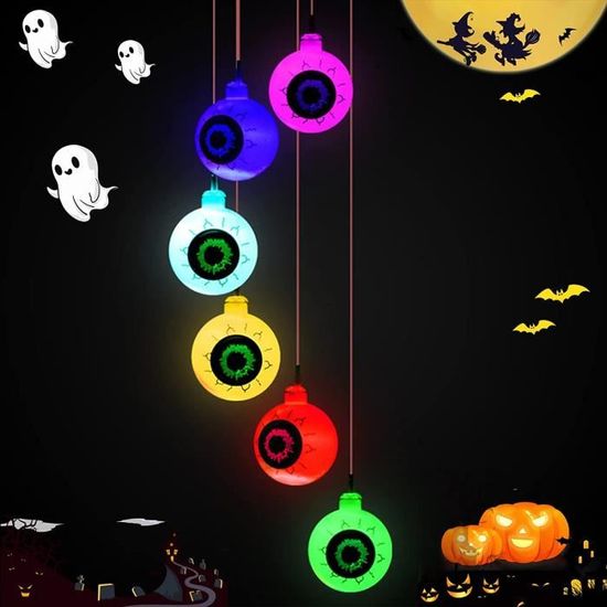Carillon à Vent Halloween – Kit DIY 8 Formes à Peindre – Activité Manuelle Enfant – Déco Jardin