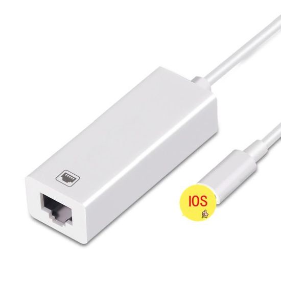 Adaptateur de câble réseau - Non spécifié - Lightning vers RJ45 ...