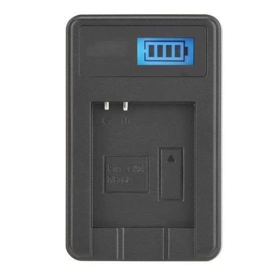 Chargeur Double USB DSTE Pour Batterie Canon NB-10L - Compatible G15 G16 G3X SX50 SX60