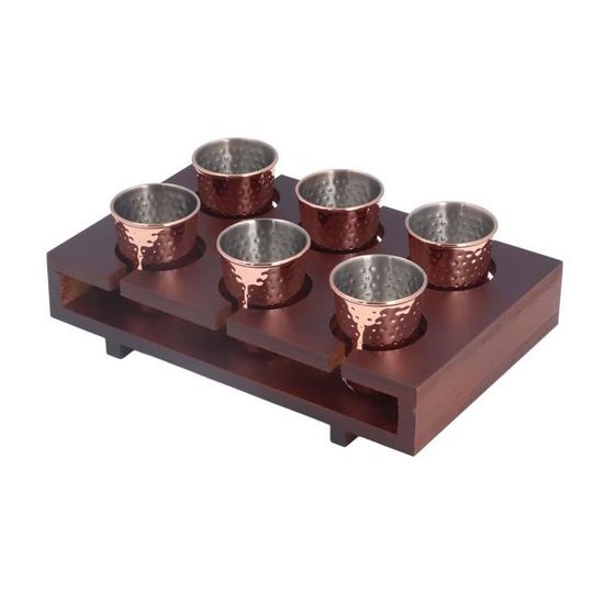 HURRISE Mug Mulet 6pcs 100ml Cuivre Plaqu Moscou Mule Tasse En Acier 