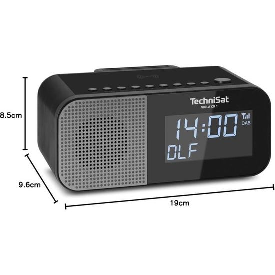 Techniradio 40 - Radio-réveil Dab+ (Dab, FM, Alarme Avec Deux Heures De