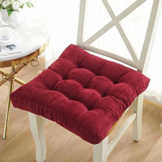 Coussin 40 x 40 cm de style maison de campagne en lin