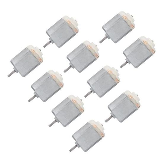 Lot De 6 Moteurs électriques 3V-12V 25000 Tr/min Avec Hélices, Supports De Pile, Roues Et Accessoires - Parfait Pour Projets STEM