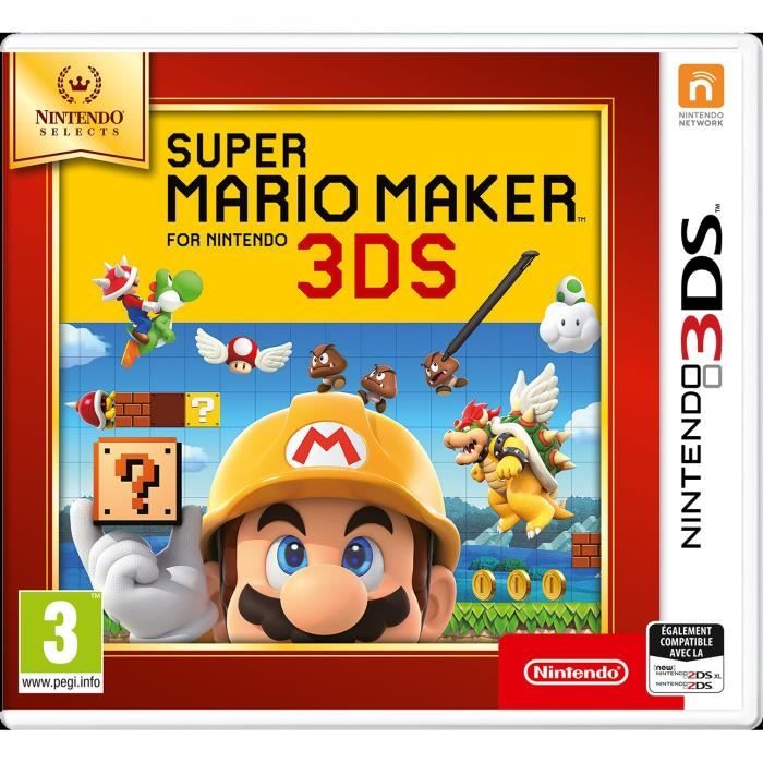 Jeux 3DS / 2DS Nintendo Super Mario Maker 3DS Jeu Nintendo Selects