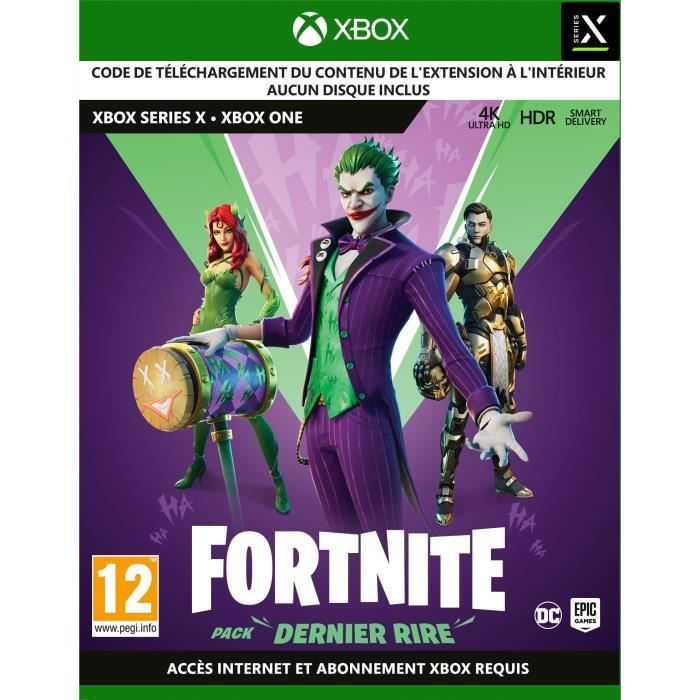 Jeu Xbox One - Fortnite : Pack Dernier Rire - Action - Code dans la boîte