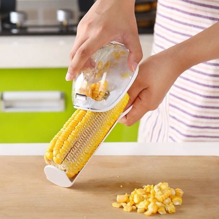 1 Pc Décolleur de maïs éplucheur dissolvant gadget de cuisine dissolvant-LAT