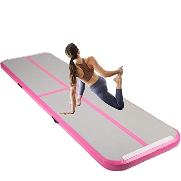 Housse Materiel V9N84 Airtrack Tumbling Mat 3M / 4M / 5M / 6M Gymnastique Gonflable Air Track 1CM Épaisseur Tapis de Sol sans Pompe