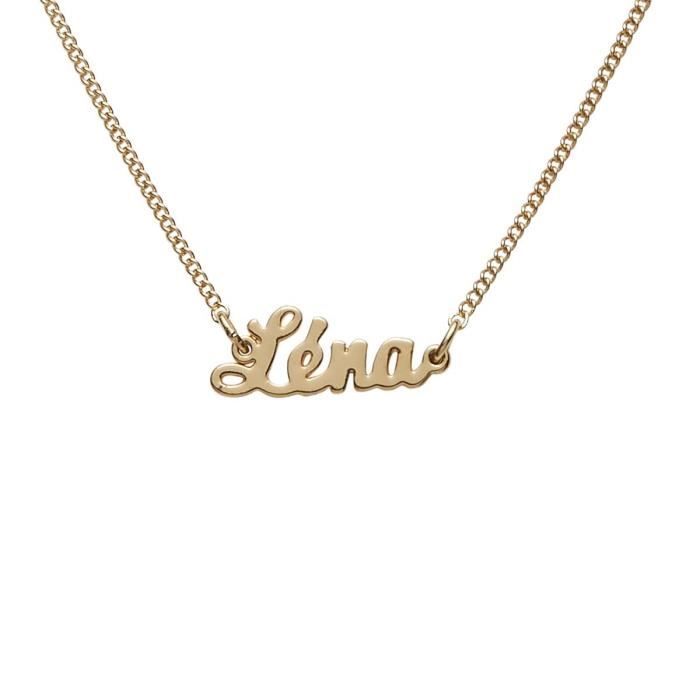 Bracelet dore prenom Lena