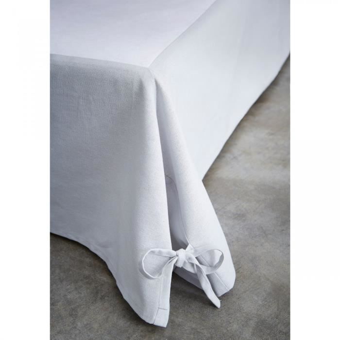 TODAY Cache sommier - Zinc - 140 x 190 cm