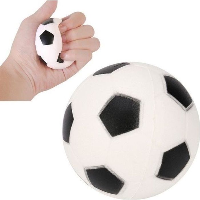 Ballon de foot miniature antistress * Diamètre : 6 cm Fonctions : antistress Contenu : 1 balle foot antistress