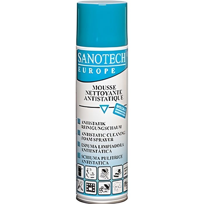 Bombe Mousse nettoyant antistatique