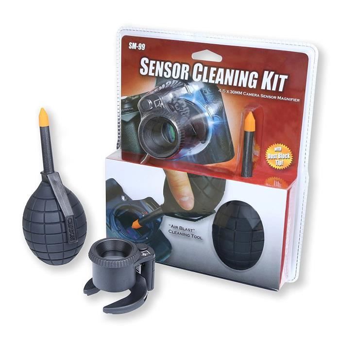 Kits de nettoyage pour appareils photo et caméscopes Carson Kit Pour Le Nettoyage Des Capteurs D’Appareils De Photo Avec 38738