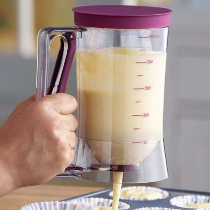Poche à douille,Appareil de cuisson pour Muffins, Cupcakes, biscuits, gâteaux, appareil de mesure, appareil de cuisson - Type white