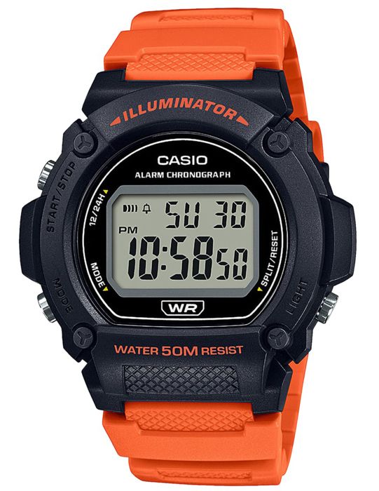 CASIO - Montre en résine - BASIC - Orange