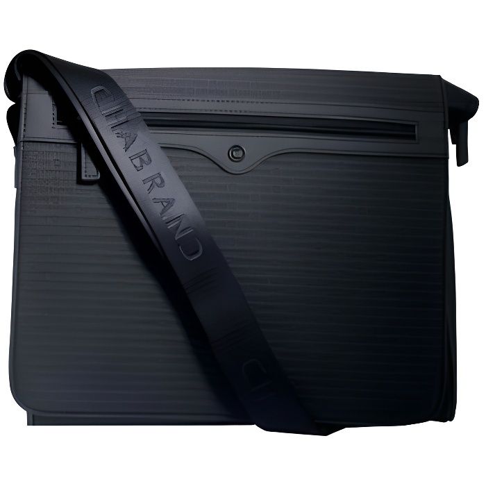 Sacoche a rabat homme Harrison Chabrand Ref 57901 111 Noir 32*27*10 cm TU