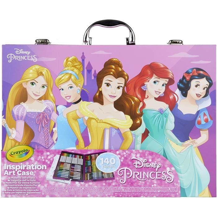 crayola- princesses disney mallette de coloriage, 04-0486-e-000, multicolor