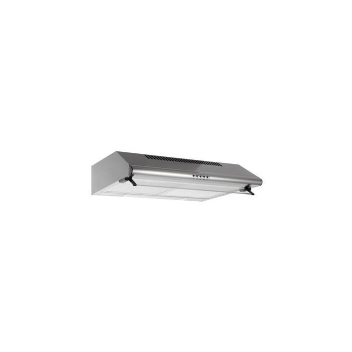 GLEM Hotte Visière Casquette aspirante inox Largeur 60cm Débit d'air 250m3/h