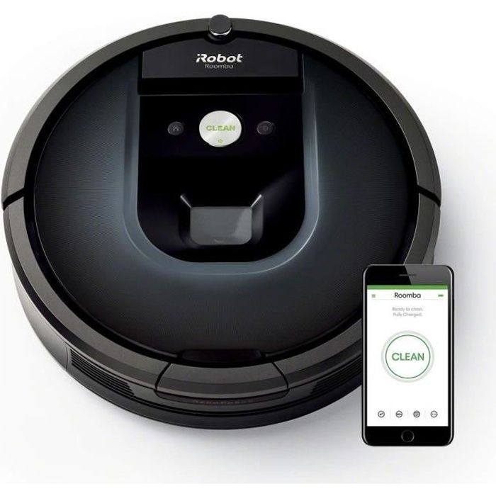 IRobot Roomba 981 - Aspirateur robot - Connecté en WiFi et programmable via application