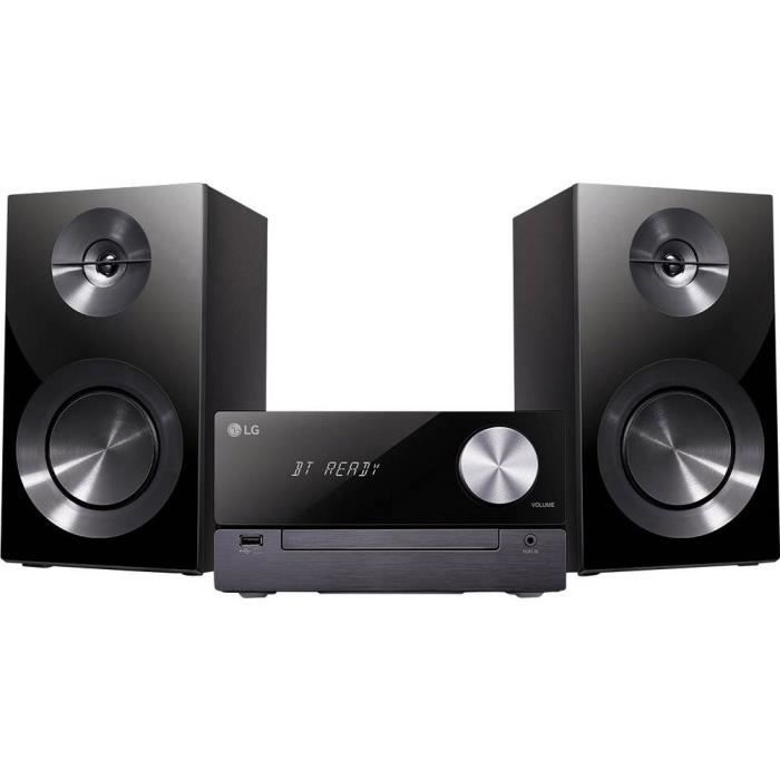 LG CM2460DAB - Micro-chaîne CD 100W - Bluetooth, lecteur USB, DAB+ - Auto Music Play - Multi Bluetooth