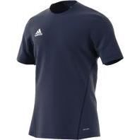 ADIDAS Maillot d'entrainement de Football Core Bleu / Blanc
