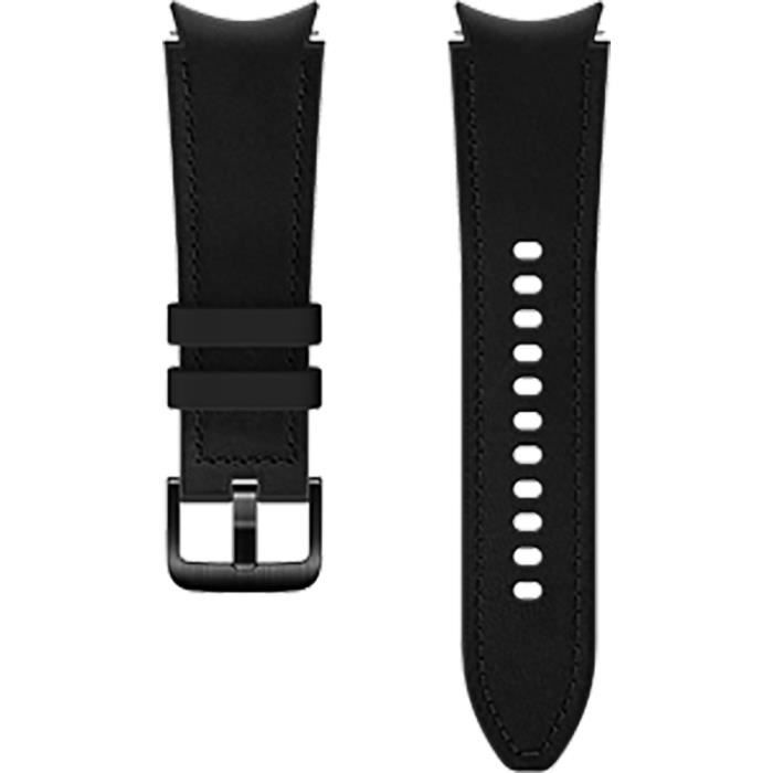Bracelet Hybrid Leather pour G Watch 4 Classic 115mm, S/L Noir Samsung