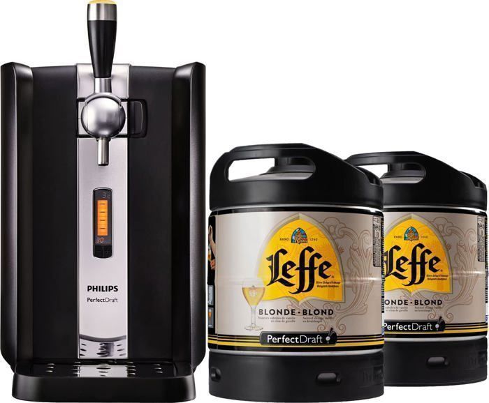 Pack Tireuse Perfectdraft 2 fûts Leffe Blonde - 10,00€ de consigne inclus