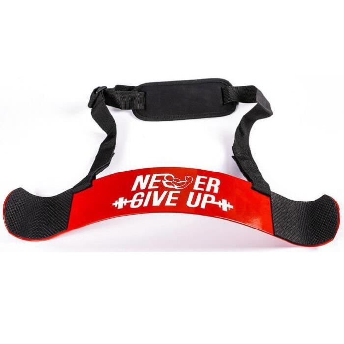 Rouge -Planche d'entraînement pour les biceps,équipement de musculation des bras et des avant bras, de gymnastique d'intérieur, halt