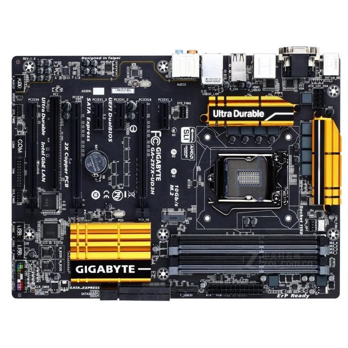 Carte mère GIGABYTE Z97X-UD3H Intel Z97 Socket LGA1150 4xDDR3 SDRAM 32GB ATX - Gigabyte