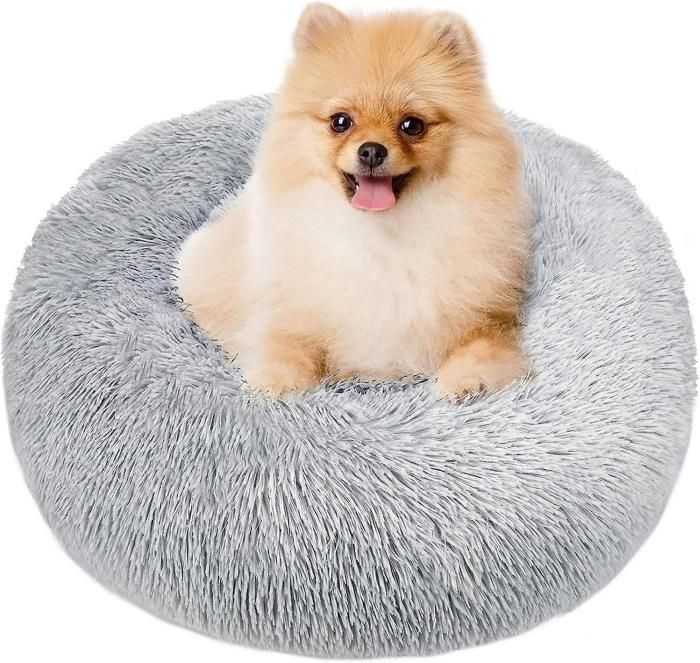 Comparer les prix de Panier rond pour chien et coussin pour chat - Panier à beignets - Lit extra doux pour animal de compagnie C