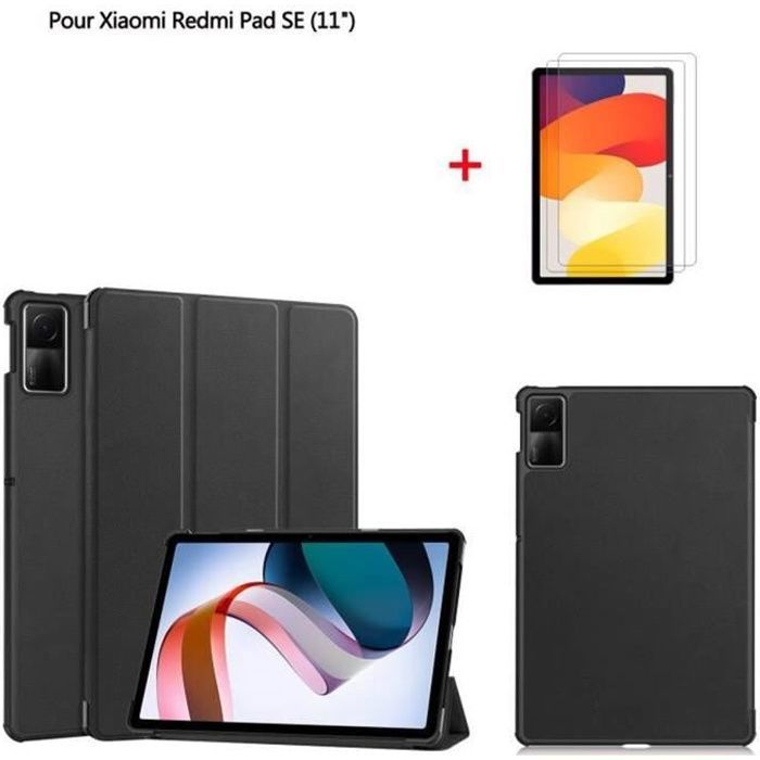 Tablette Coque Xiaomi Redmi Pad SE 11.0 PU Cuir Film de protection - vue 2