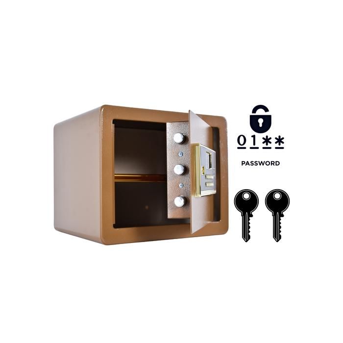 Coffre-fort domestique - NIKCROP - Double Lock-30 - 30x36x30 cm - Alarme - Double verrouillage