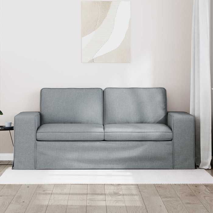 Gris clair SOFA - PHSH - Canapé 140cm - 2 places - Gris clair Métал C388