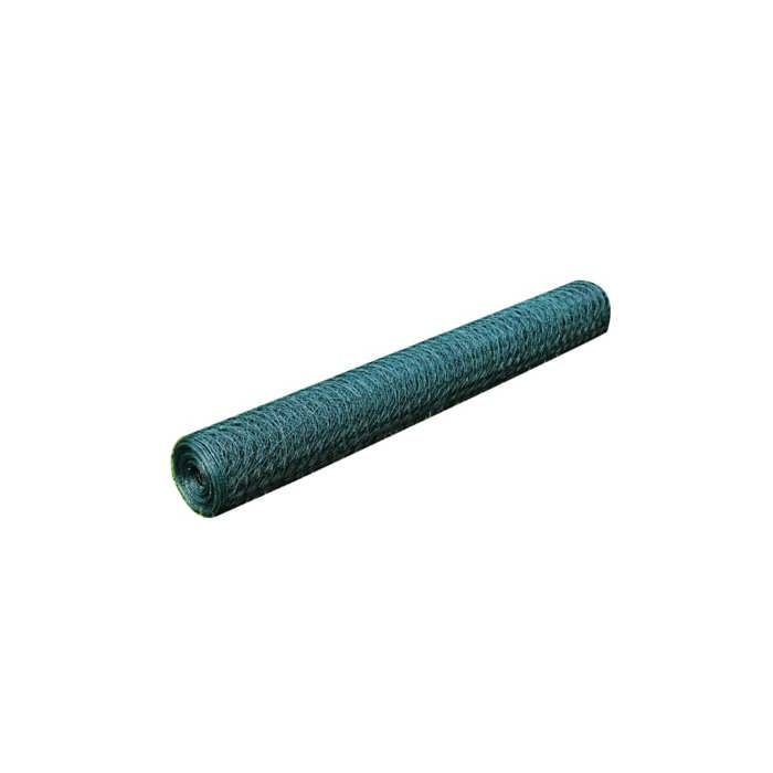 Rebais 2026 Grillage à poule avec revêtement en PVC 25x05 m vert - Anti corrosion&rouille JJ1808988