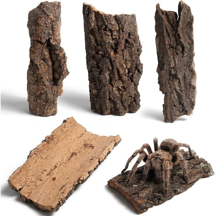 de 4 écorces de liège 2. 4 à 4. 5 cm d écorce de repti pour terrarium geckos tortue serpent accessoires