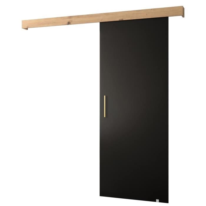Porte coulissante - ABIKSMEBLE - Salwador 1 - 90 x 204 - Cache rail ...